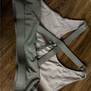 Gray Sports Bra